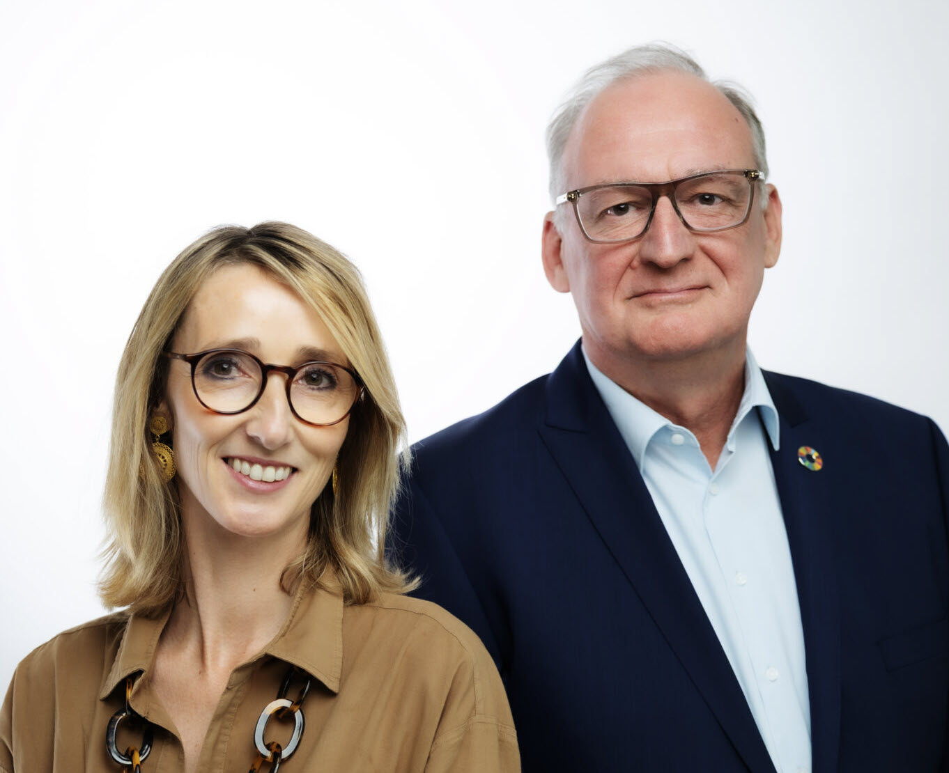 CPChem VP of Sustainability Benny Mermans, the newly elected president of Plastics Europe, and Virginia Janssens, managing director of Plastics Europe.jpg
